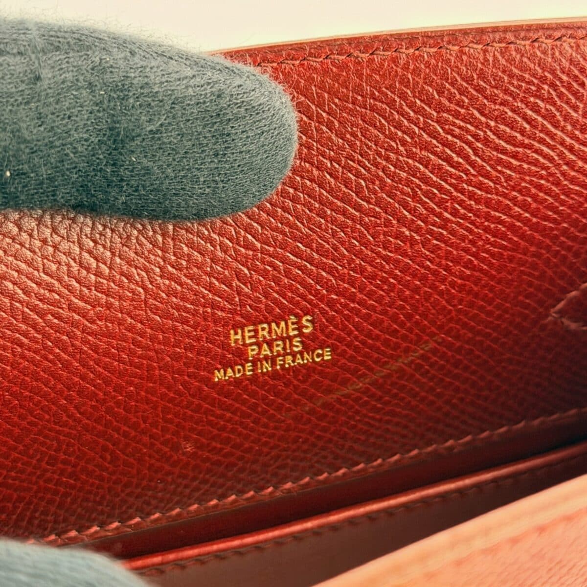 hermes | 酒紅色ep皮小款kelly sport