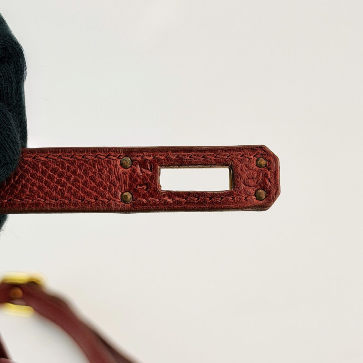 hermes | 酒紅色ep皮小款kelly sport