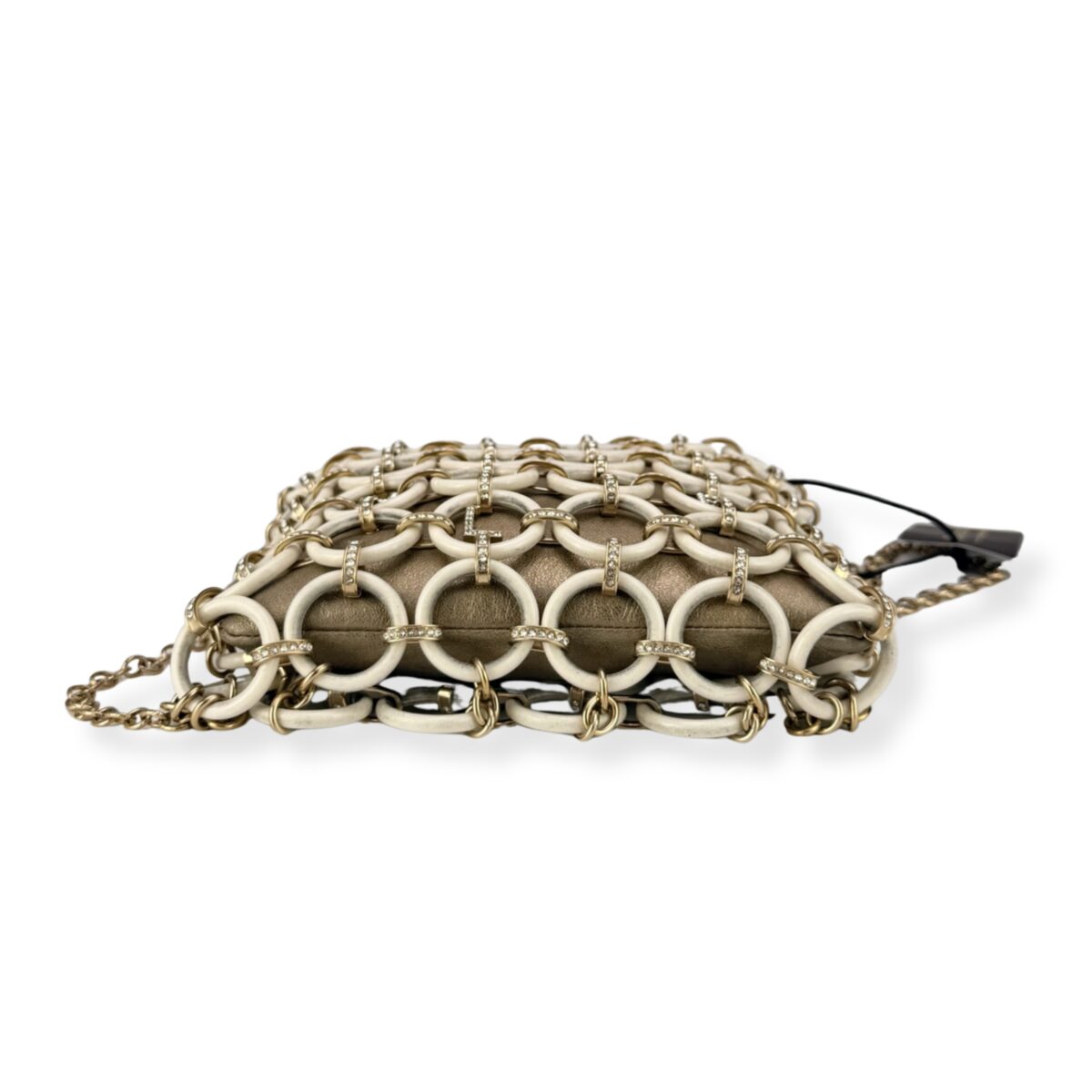 chanel | 香檳金壓克力圈手袋 斜背包