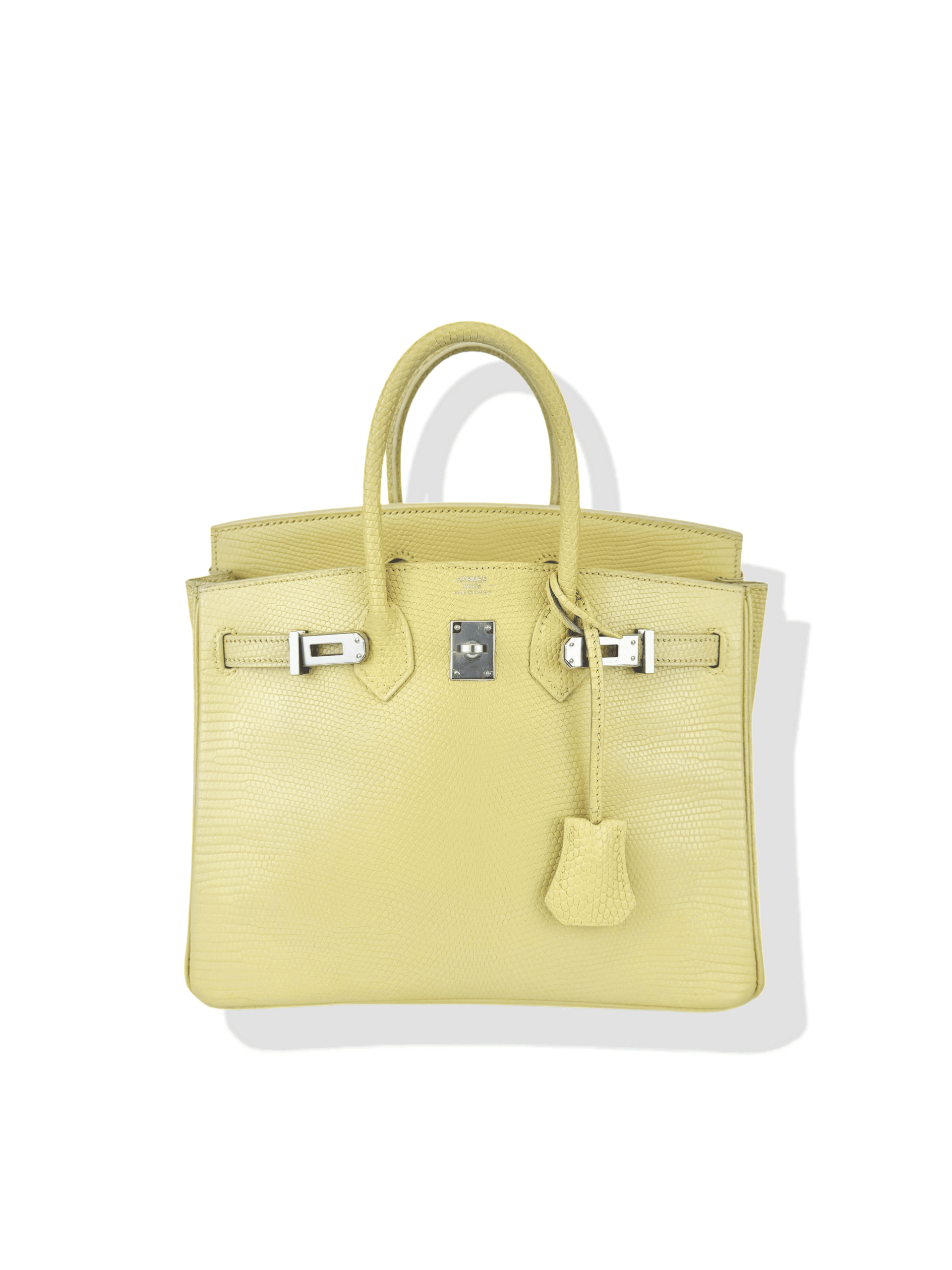 HERMES | 米駝色蜥蜴皮Lizard Birkin 25cm 手提包